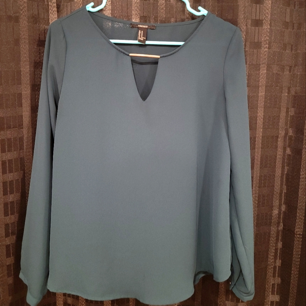 Teal Blouse